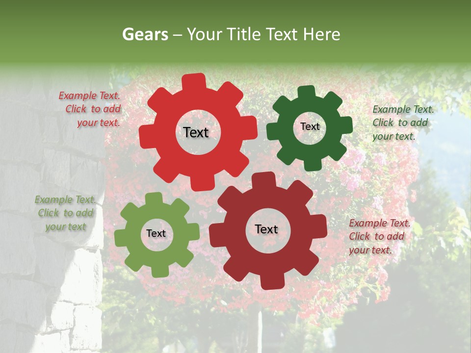 Flower Basket PowerPoint Template