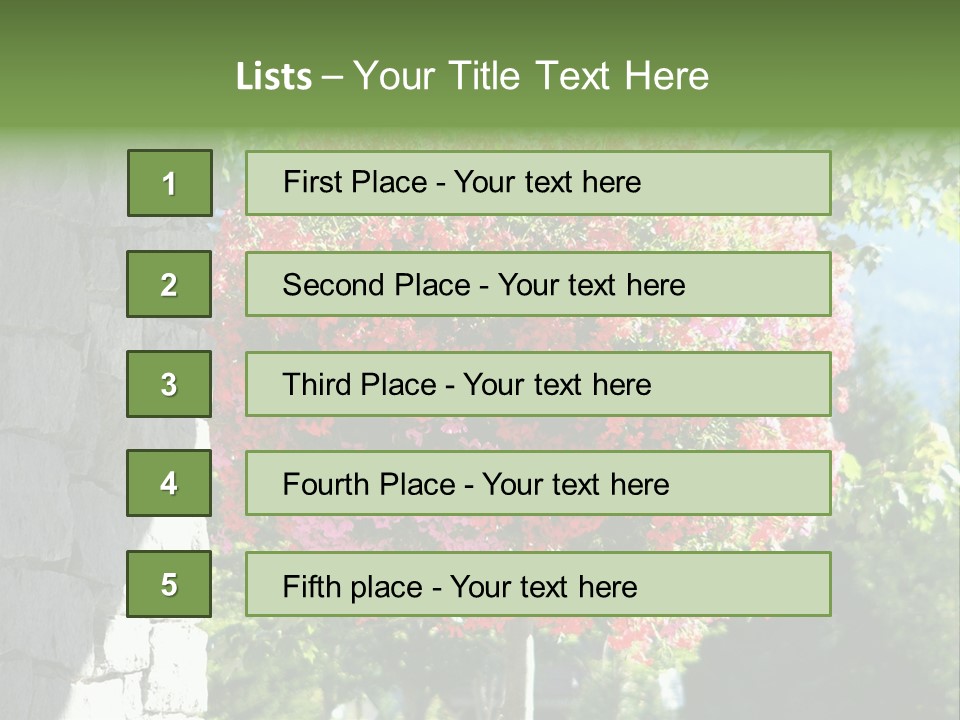 Flower Basket PowerPoint Template