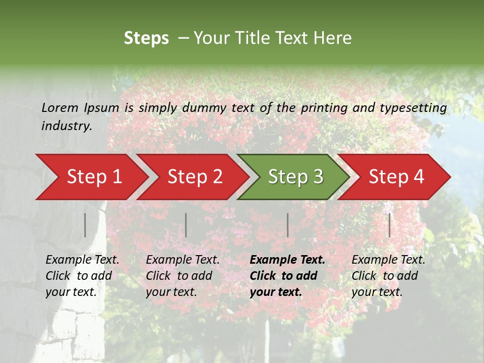 Flower Basket PowerPoint Template