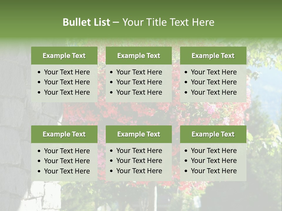 Flower Basket PowerPoint Template