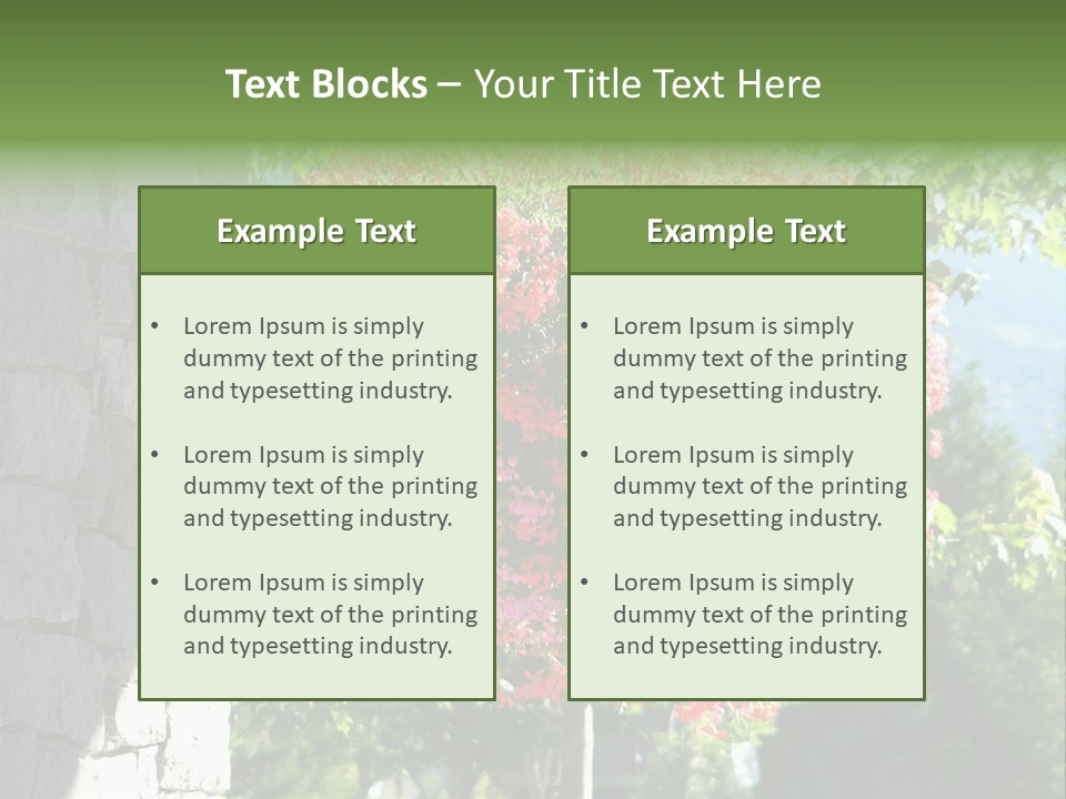 Flower Basket PowerPoint Template