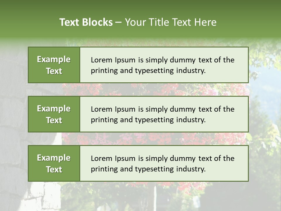Flower Basket PowerPoint Template