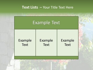 Flower Basket PowerPoint Template