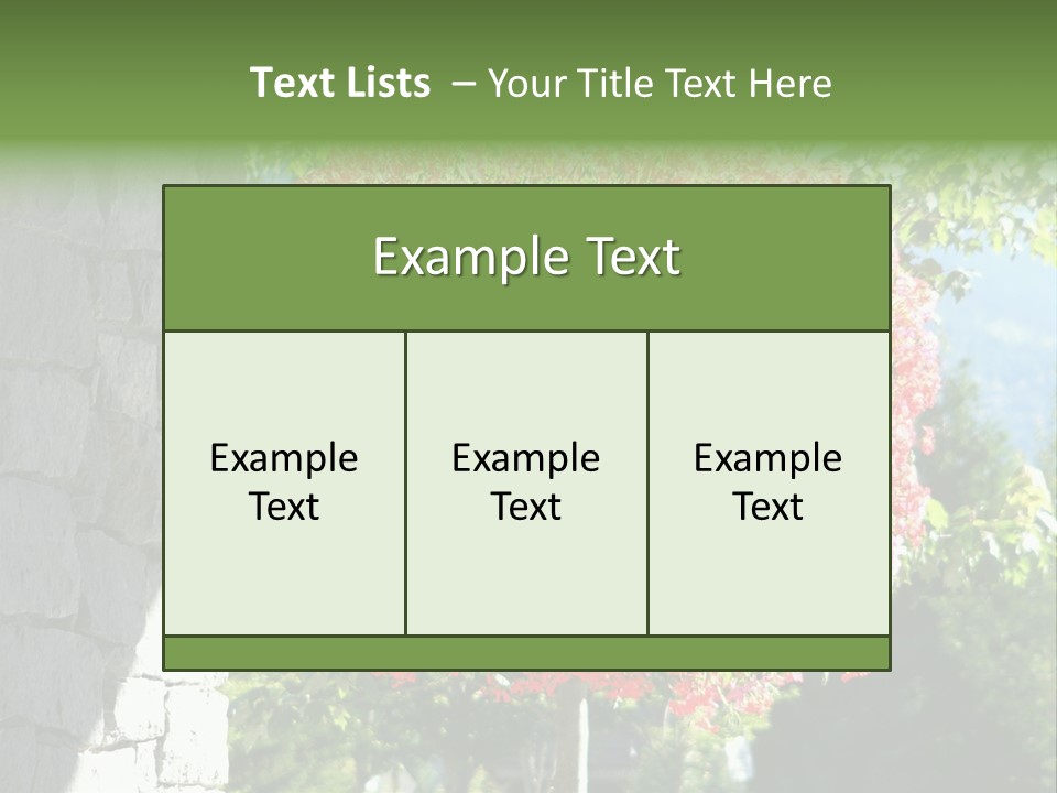 Flower Basket PowerPoint Template