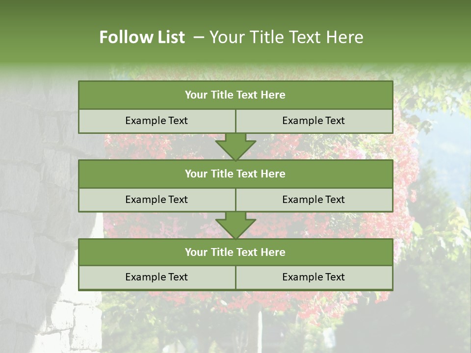 Flower Basket PowerPoint Template