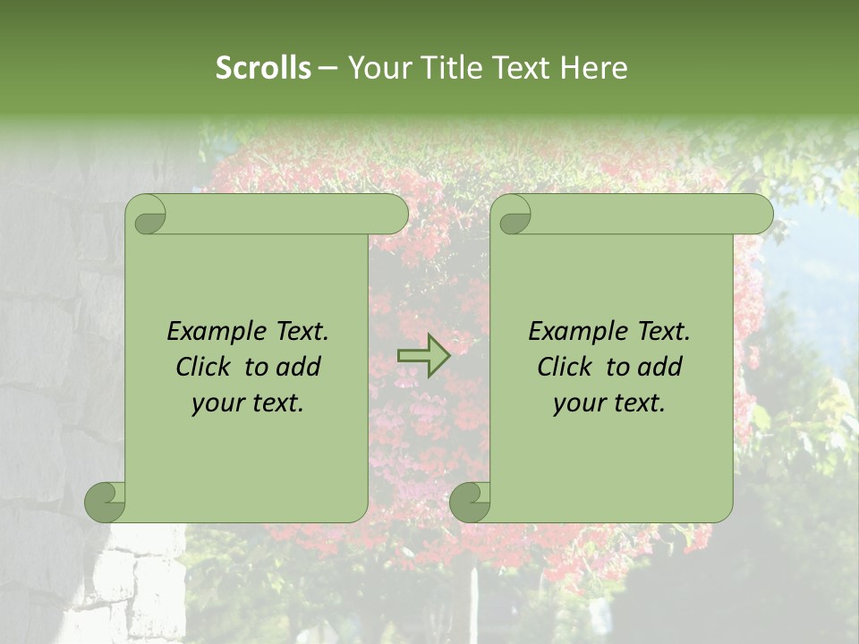 Flower Basket PowerPoint Template