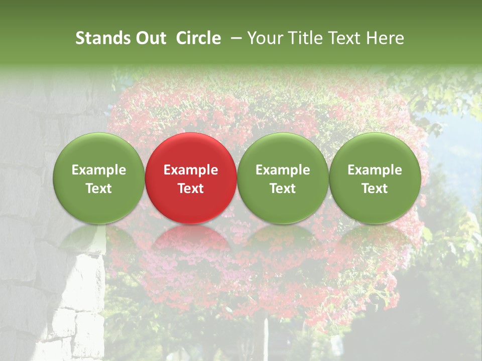 Flower Basket PowerPoint Template