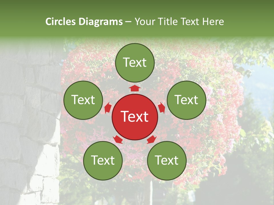 Flower Basket PowerPoint Template