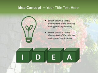 Flower Basket PowerPoint Template