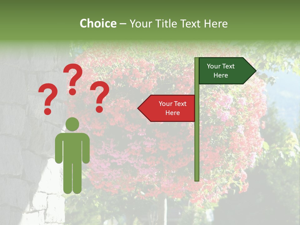 Flower Basket PowerPoint Template