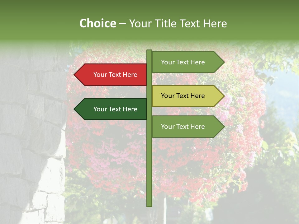 Flower Basket PowerPoint Template
