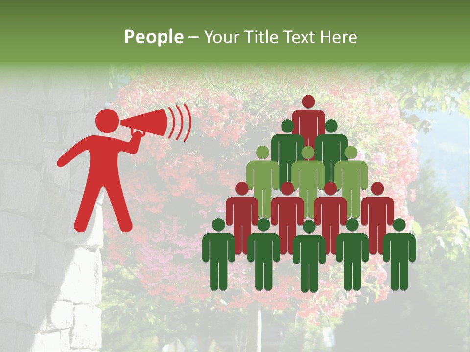 Flower Basket PowerPoint Template