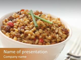 Wheatberry Salad PowerPoint Template