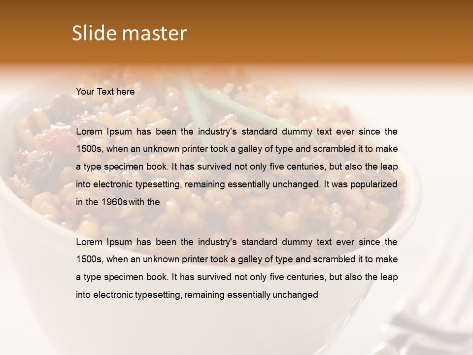Wheatberry Salad PowerPoint Template