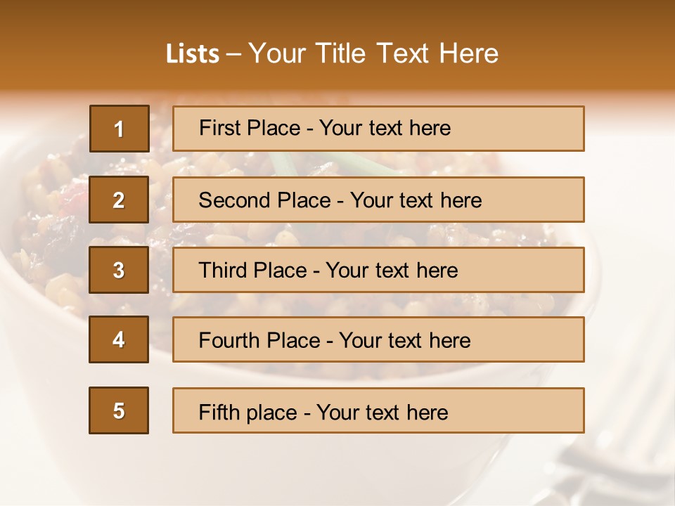 Wheatberry Salad PowerPoint Template