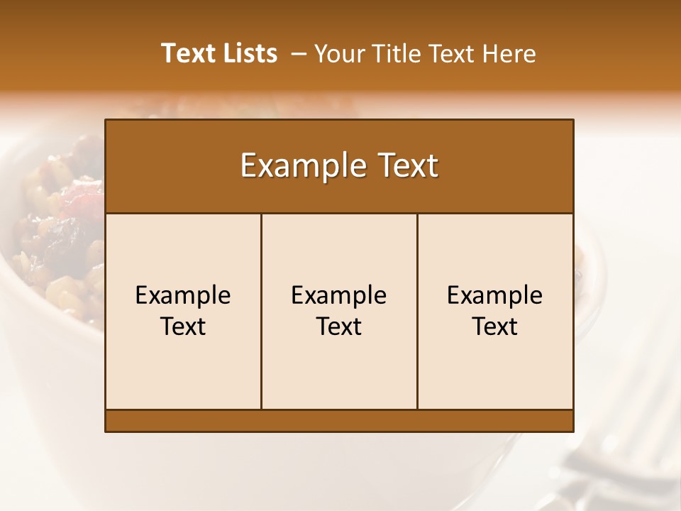 Wheatberry Salad PowerPoint Template