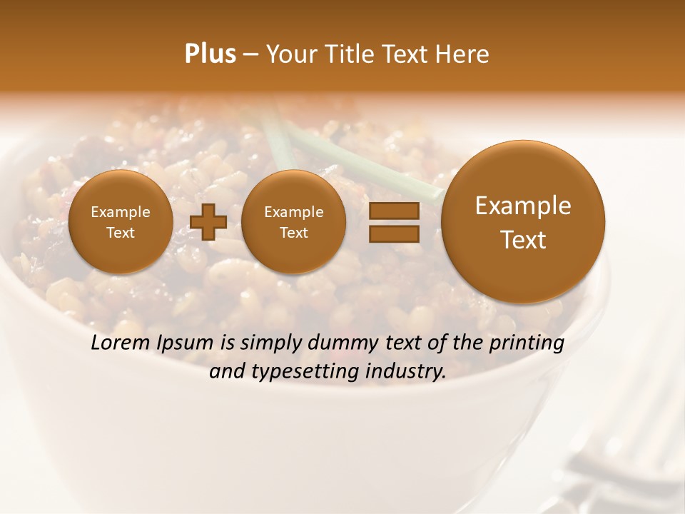 Wheatberry Salad PowerPoint Template