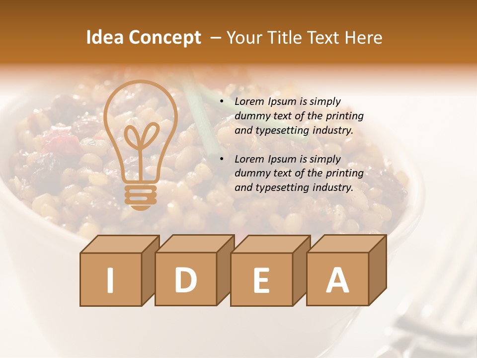 Wheatberry Salad PowerPoint Template