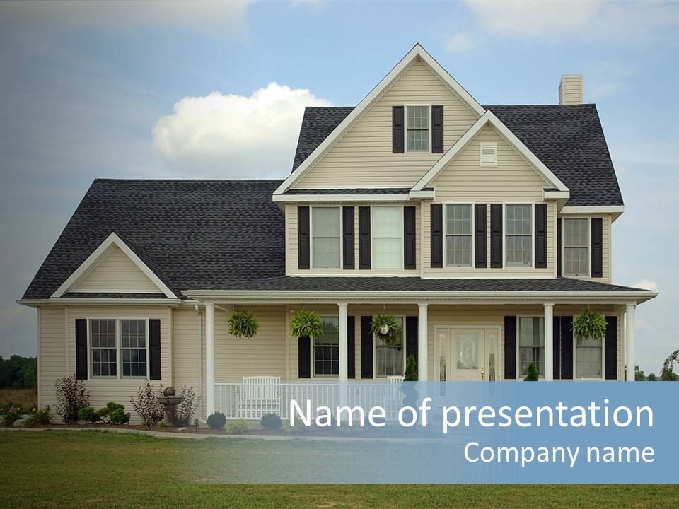 American Farm House PowerPoint Template