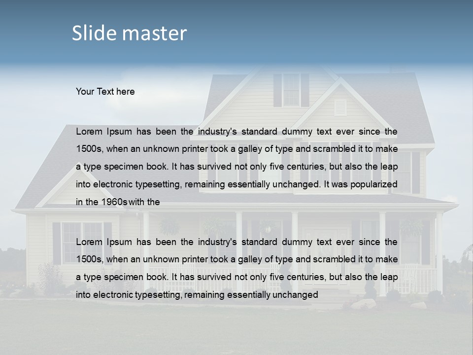 American Farm House PowerPoint Template