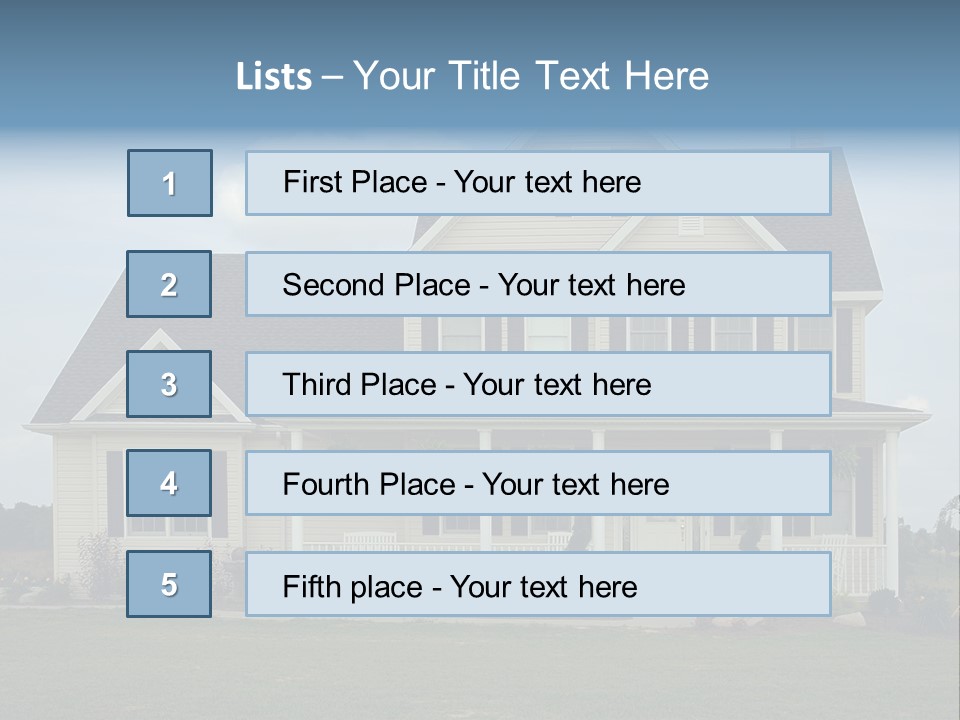 American Farm House PowerPoint Template