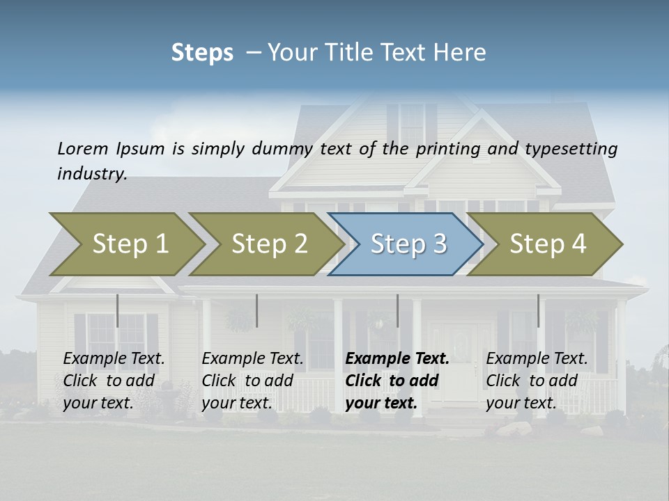 American Farm House PowerPoint Template