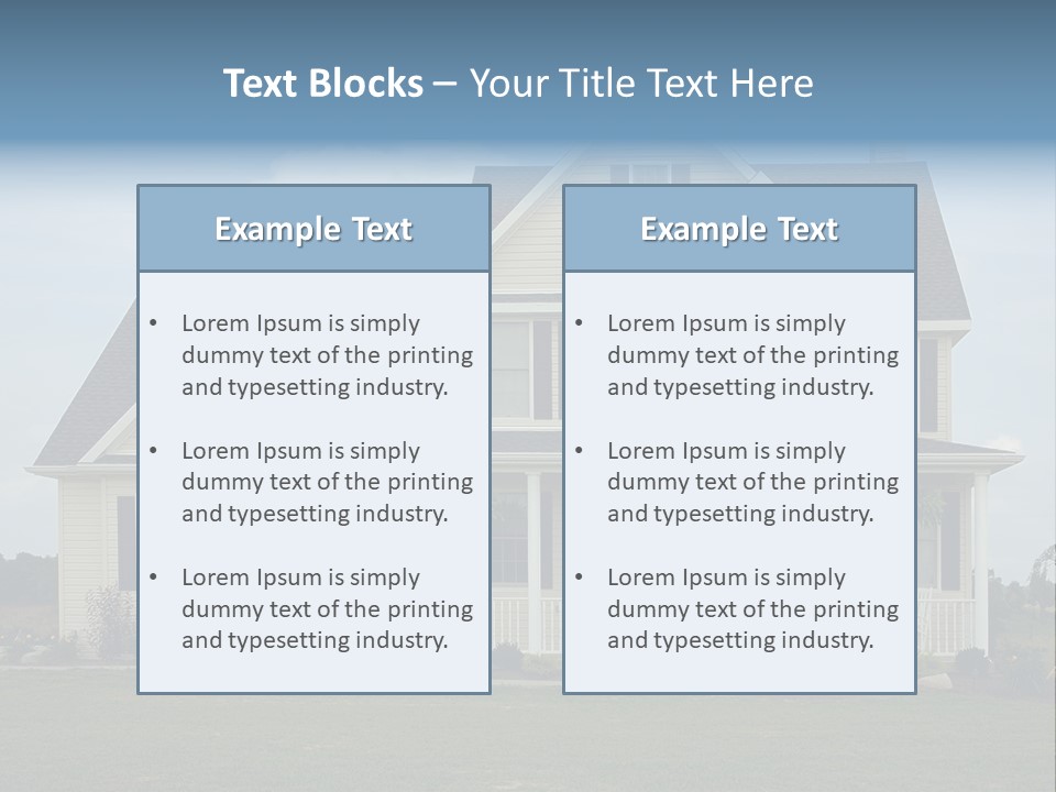American Farm House PowerPoint Template