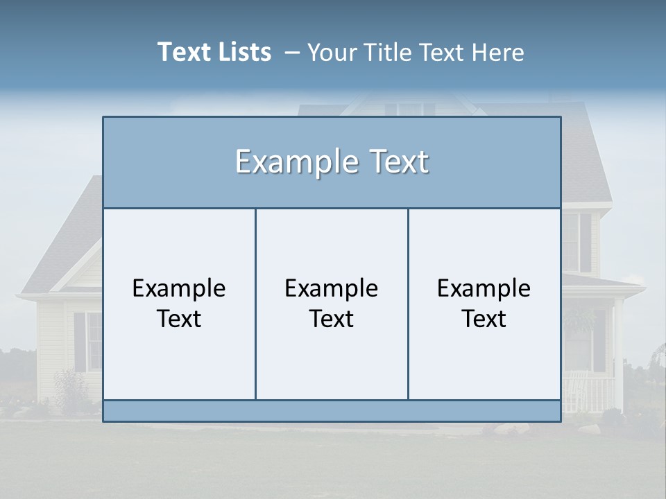 American Farm House PowerPoint Template