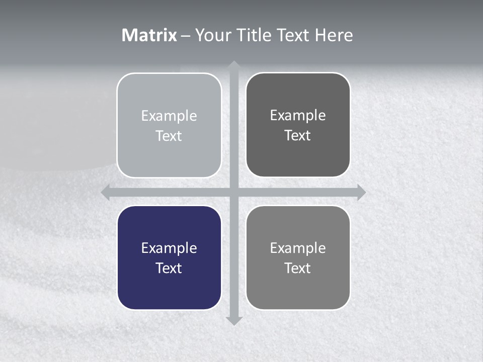 A Black Stone On A Wave Of White Sand In A Zen Garden PowerPoint Template