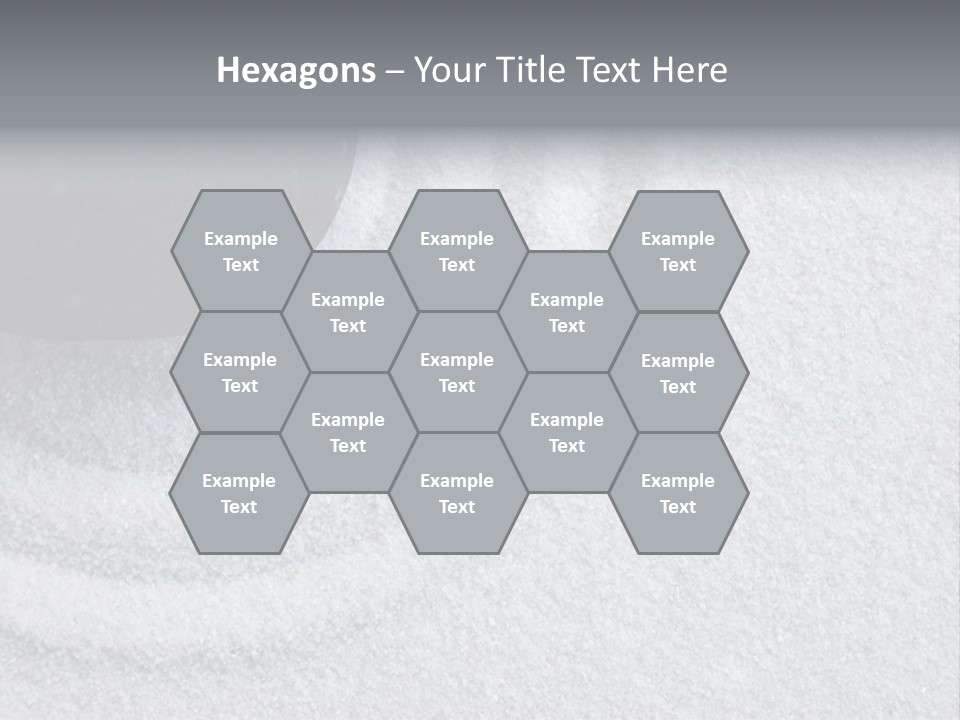 A Black Stone On A Wave Of White Sand In A Zen Garden PowerPoint Template