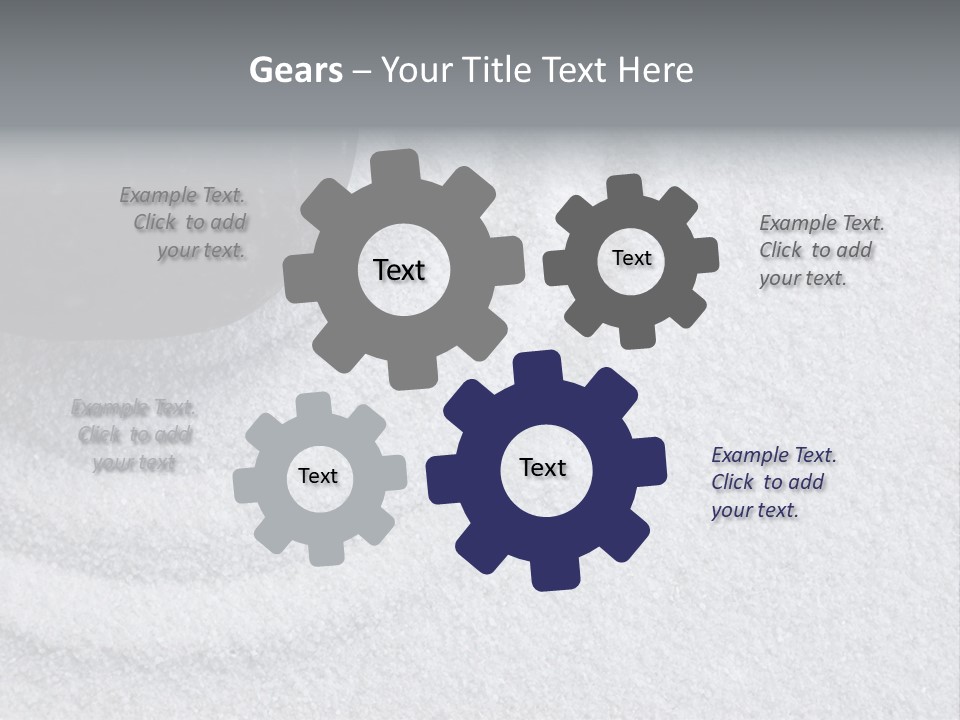 A Black Stone On A Wave Of White Sand In A Zen Garden PowerPoint Template