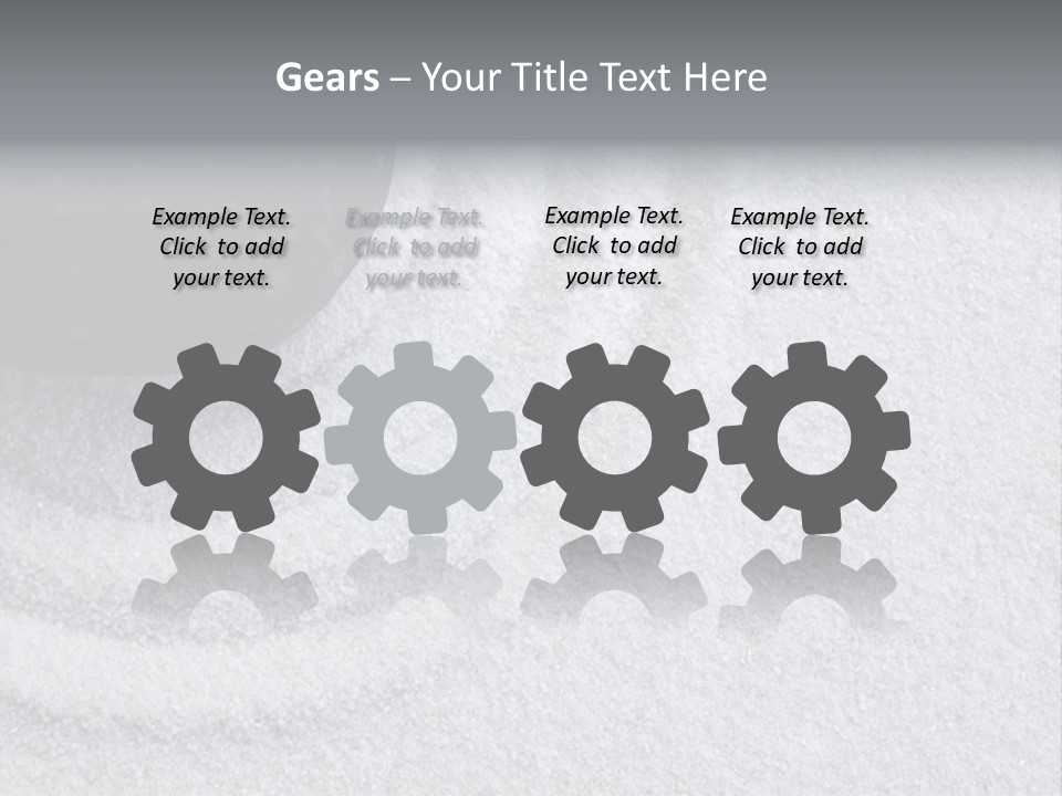 A Black Stone On A Wave Of White Sand In A Zen Garden PowerPoint Template