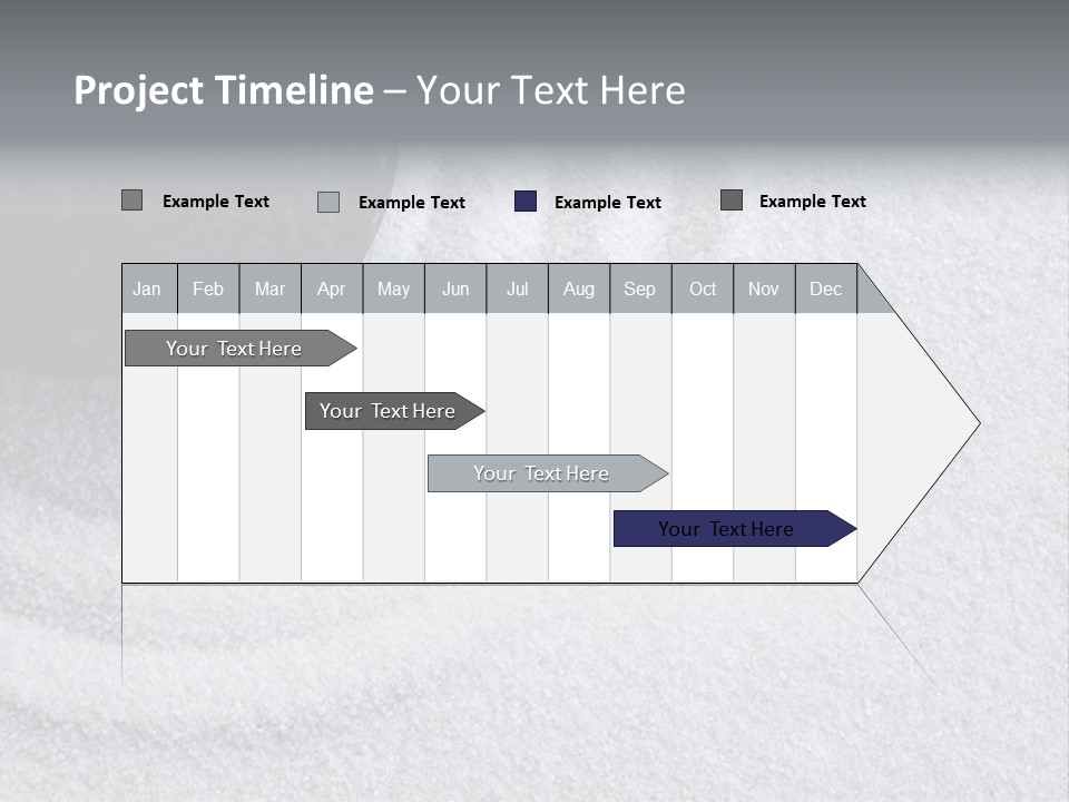 A Black Stone On A Wave Of White Sand In A Zen Garden PowerPoint Template