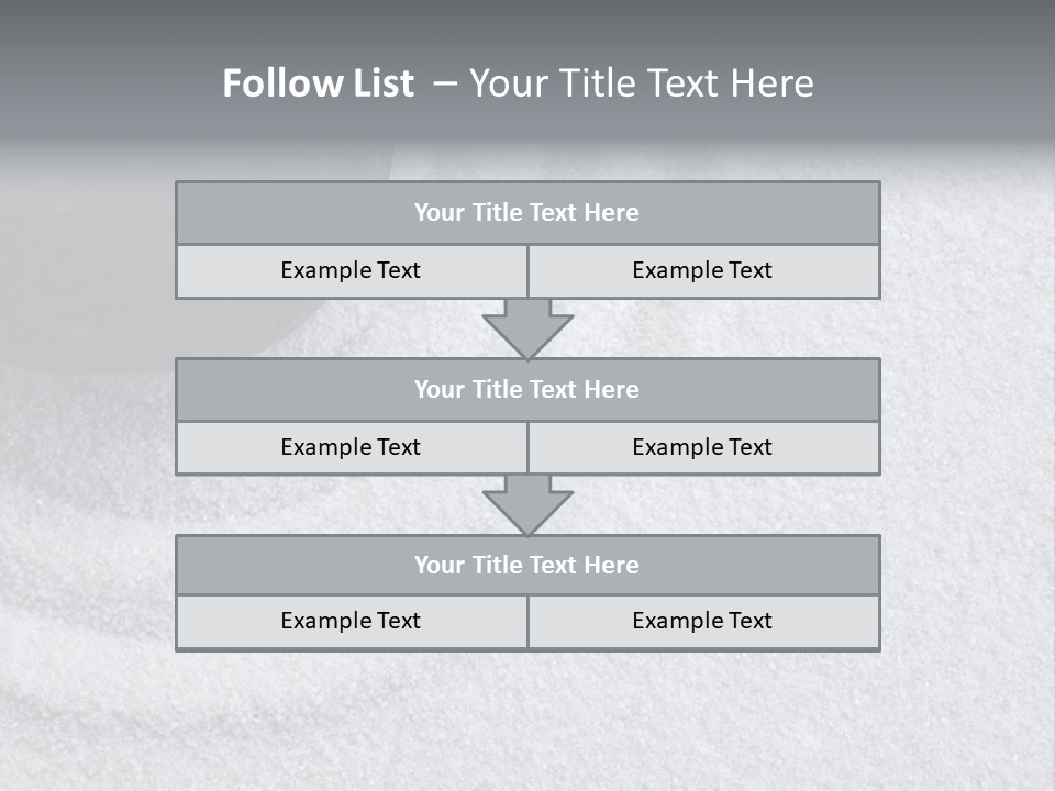 A Black Stone On A Wave Of White Sand In A Zen Garden PowerPoint Template