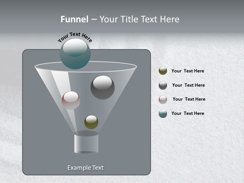 A Black Stone On A Wave Of White Sand In A Zen Garden PowerPoint Template