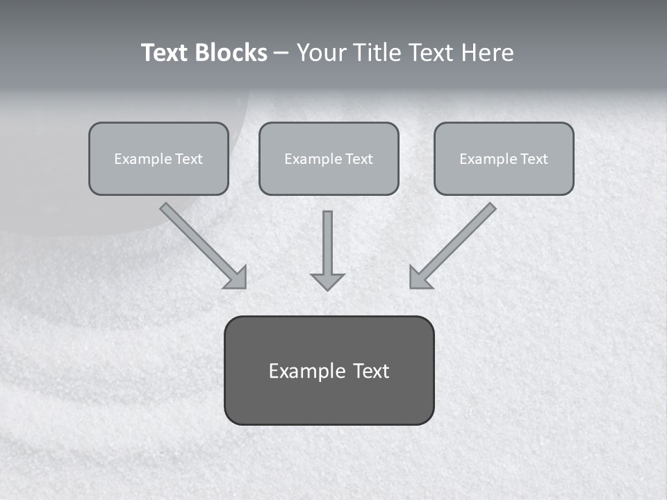 A Black Stone On A Wave Of White Sand In A Zen Garden PowerPoint Template