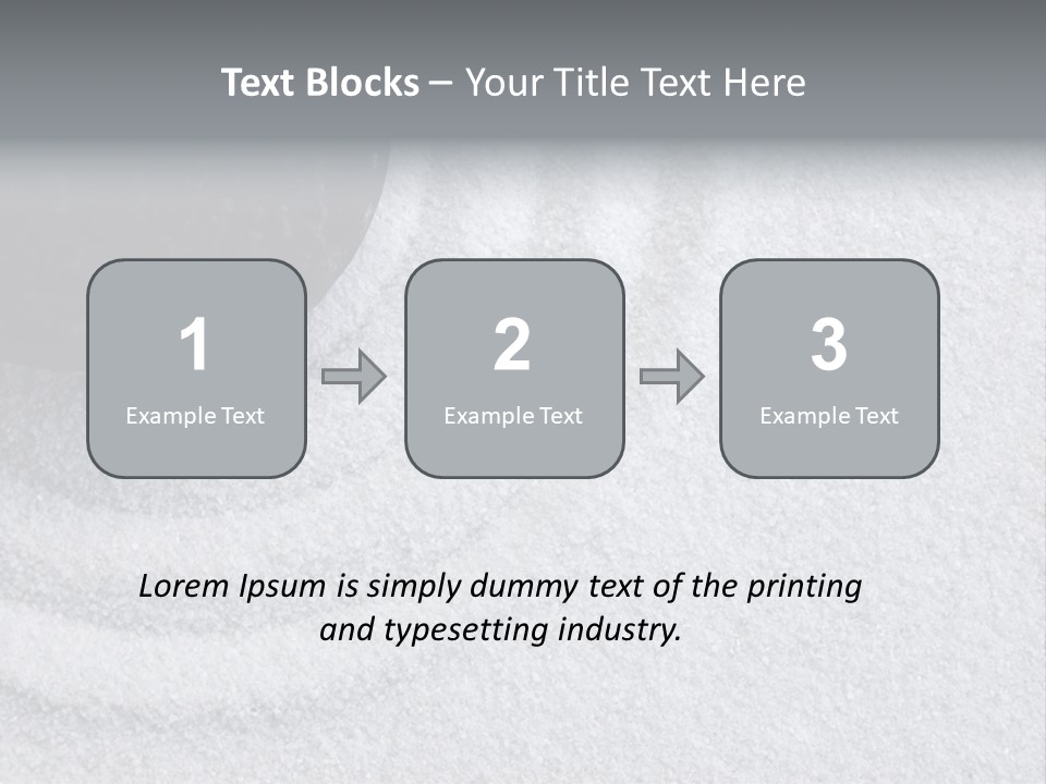 A Black Stone On A Wave Of White Sand In A Zen Garden PowerPoint Template