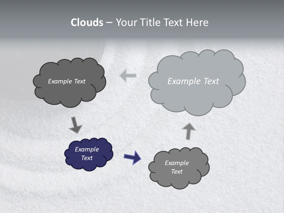 A Black Stone On A Wave Of White Sand In A Zen Garden PowerPoint Template