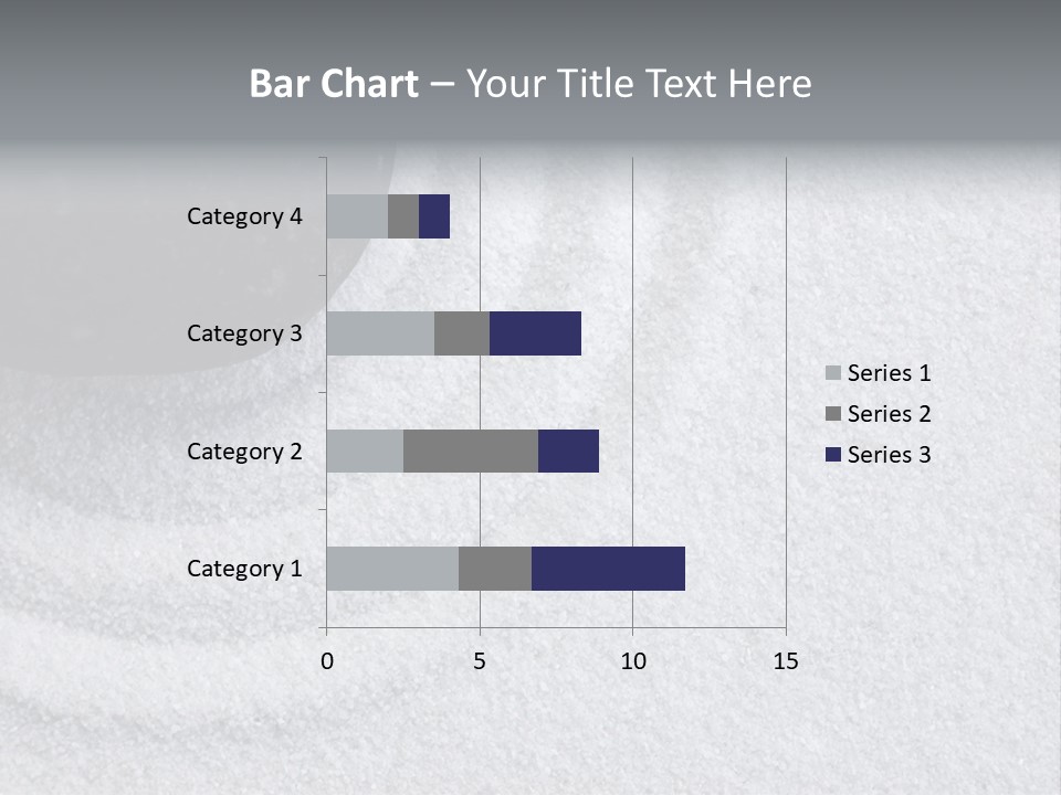A Black Stone On A Wave Of White Sand In A Zen Garden PowerPoint Template