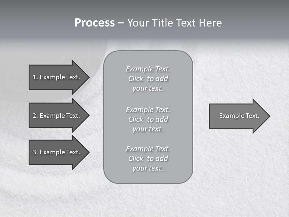 A Black Stone On A Wave Of White Sand In A Zen Garden PowerPoint Template
