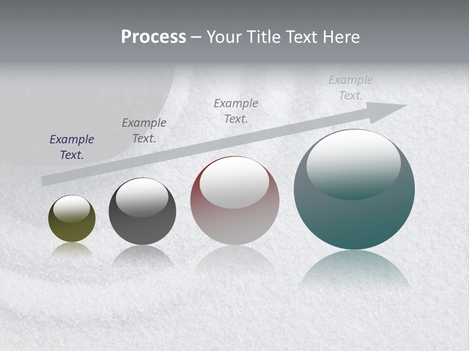 A Black Stone On A Wave Of White Sand In A Zen Garden PowerPoint Template