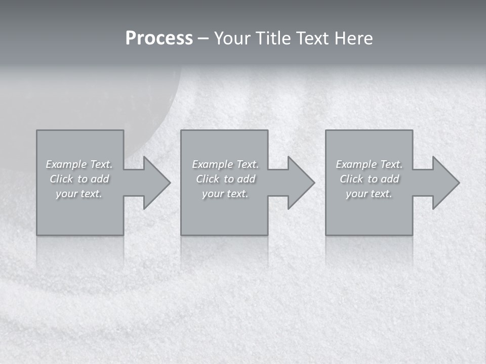 A Black Stone On A Wave Of White Sand In A Zen Garden PowerPoint Template