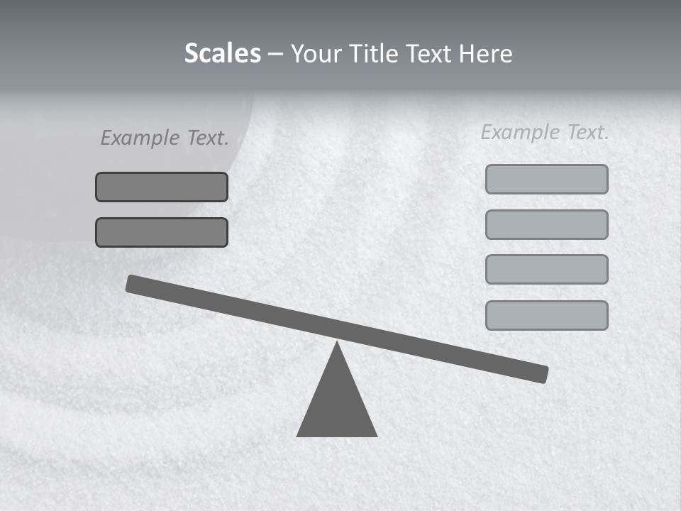 A Black Stone On A Wave Of White Sand In A Zen Garden PowerPoint Template