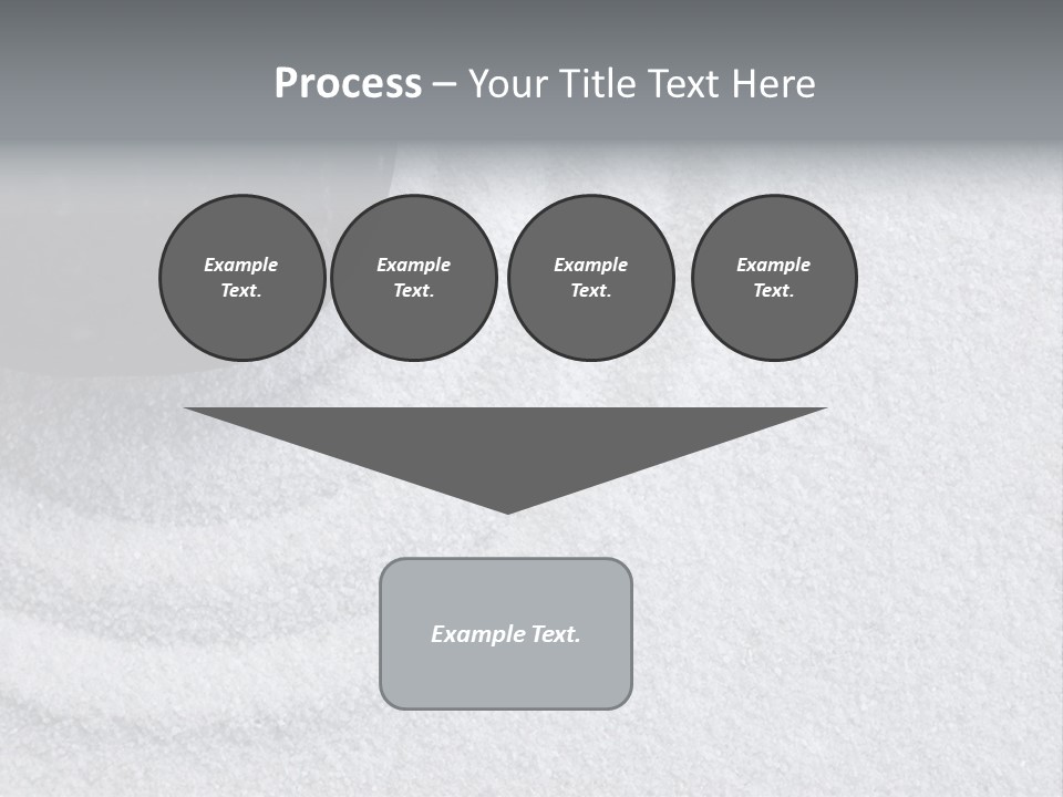 A Black Stone On A Wave Of White Sand In A Zen Garden PowerPoint Template