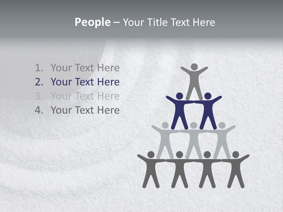 A Black Stone On A Wave Of White Sand In A Zen Garden PowerPoint Template