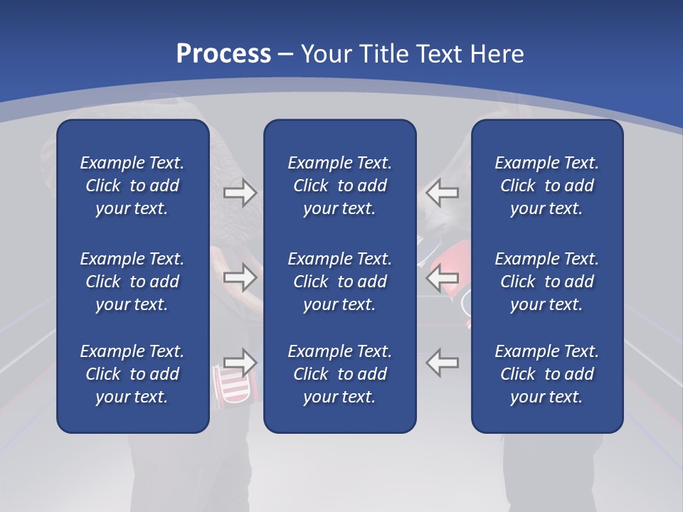 Us Republican And Democrat Mascots Represented By A Donkey And An Elephant Face Off In A Boxing Ring In Business Suits With Red White And Blue Boxing Gloves. PowerPoint Template