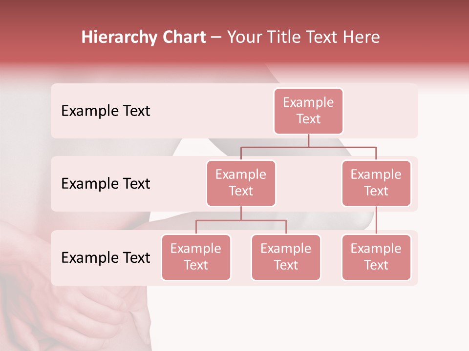 Rear View Of A Young Male. Holding His Back In Pain. PowerPoint Template