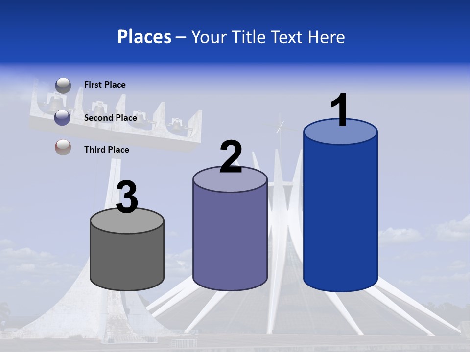 Cathedral Of Brasilia City Capital Of Brazil PowerPoint Template