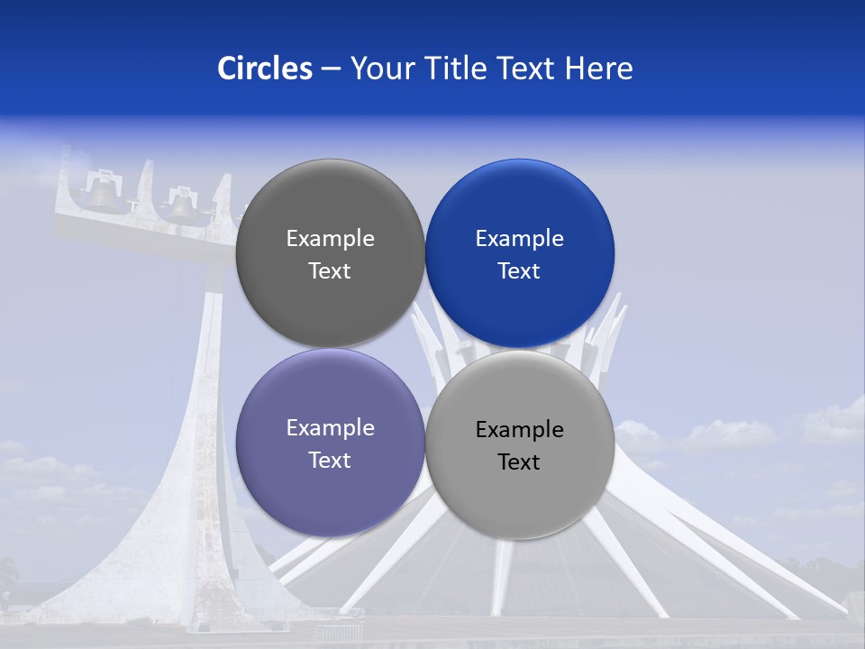 Cathedral Of Brasilia City Capital Of Brazil PowerPoint Template