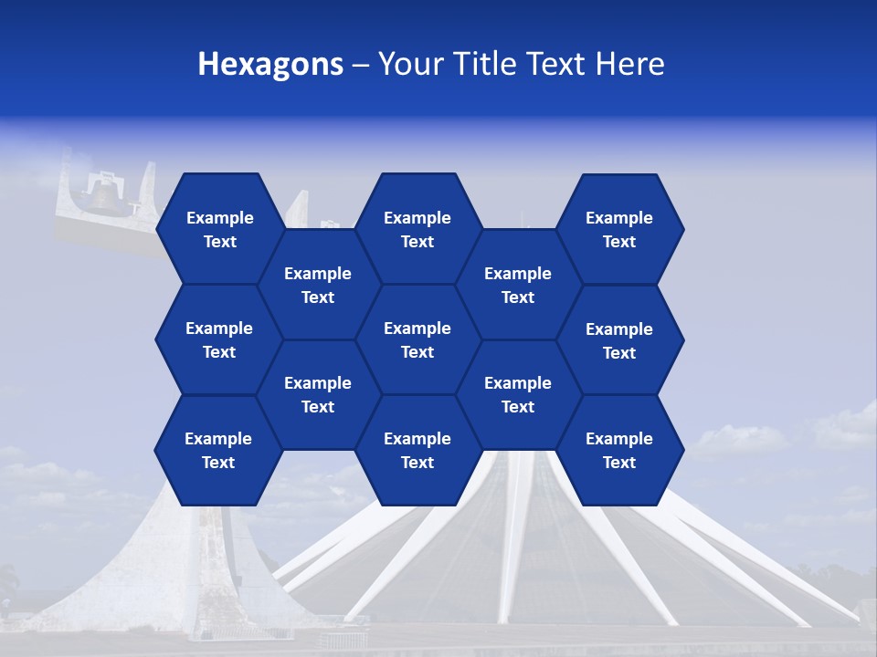 Cathedral Of Brasilia City Capital Of Brazil PowerPoint Template